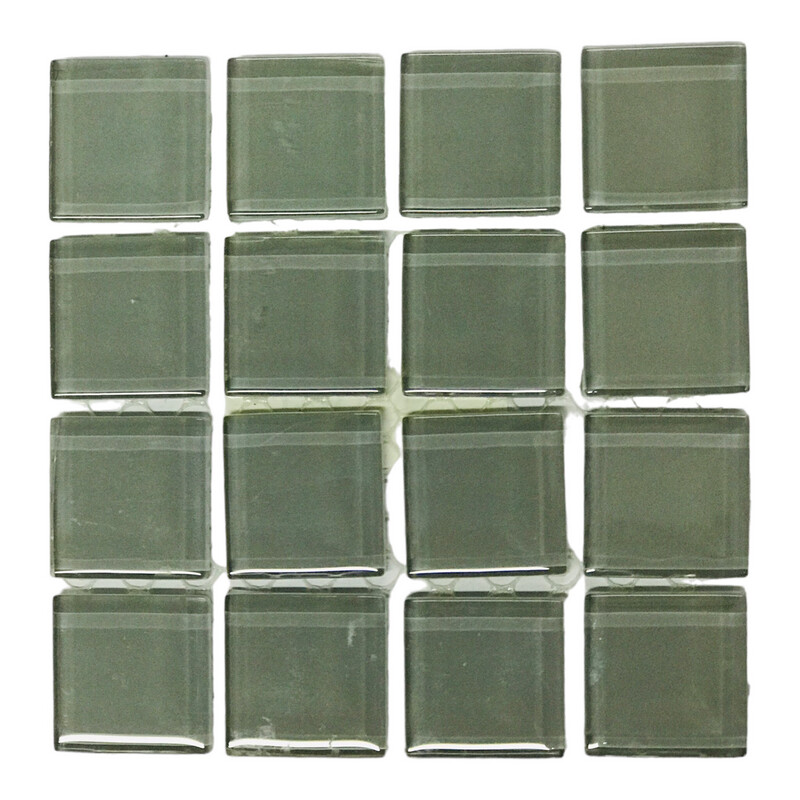 Nipped Mosaic Tiles Light Grey 80g