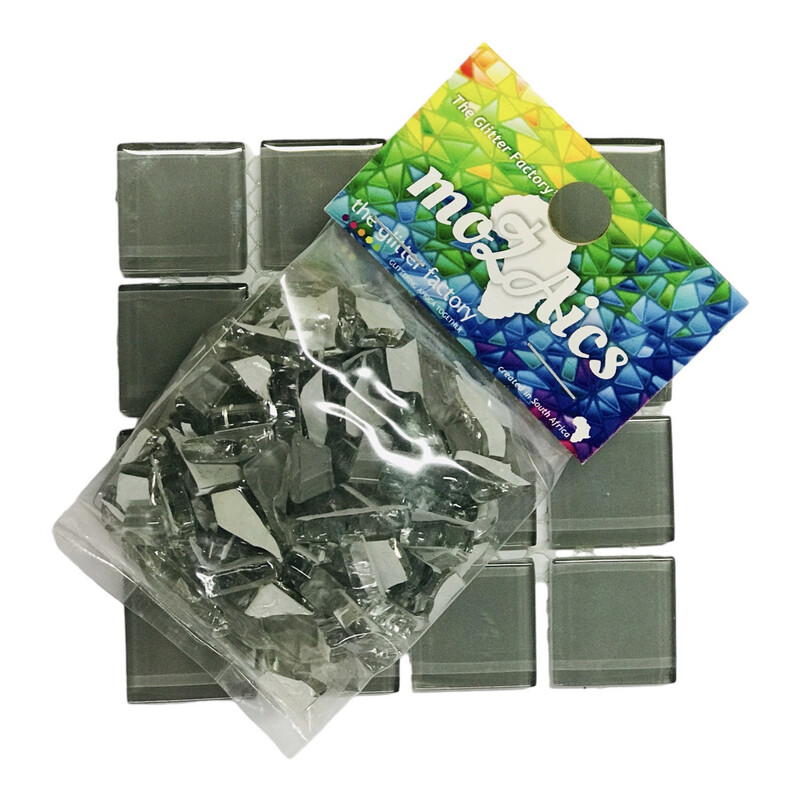 Nipped Mosaic Tiles Light Grey 100g