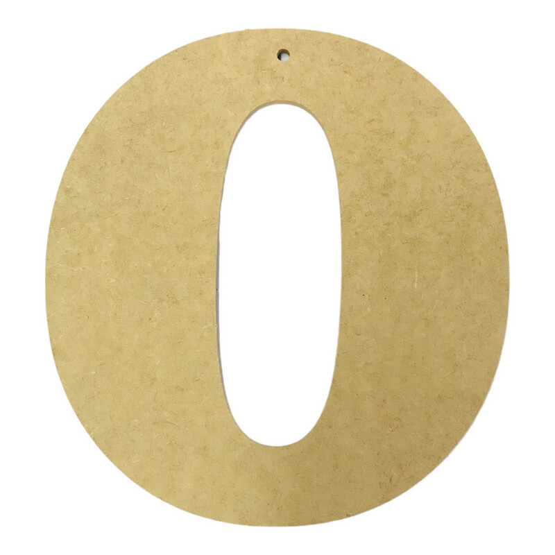 House Number 0 - 6mm A4