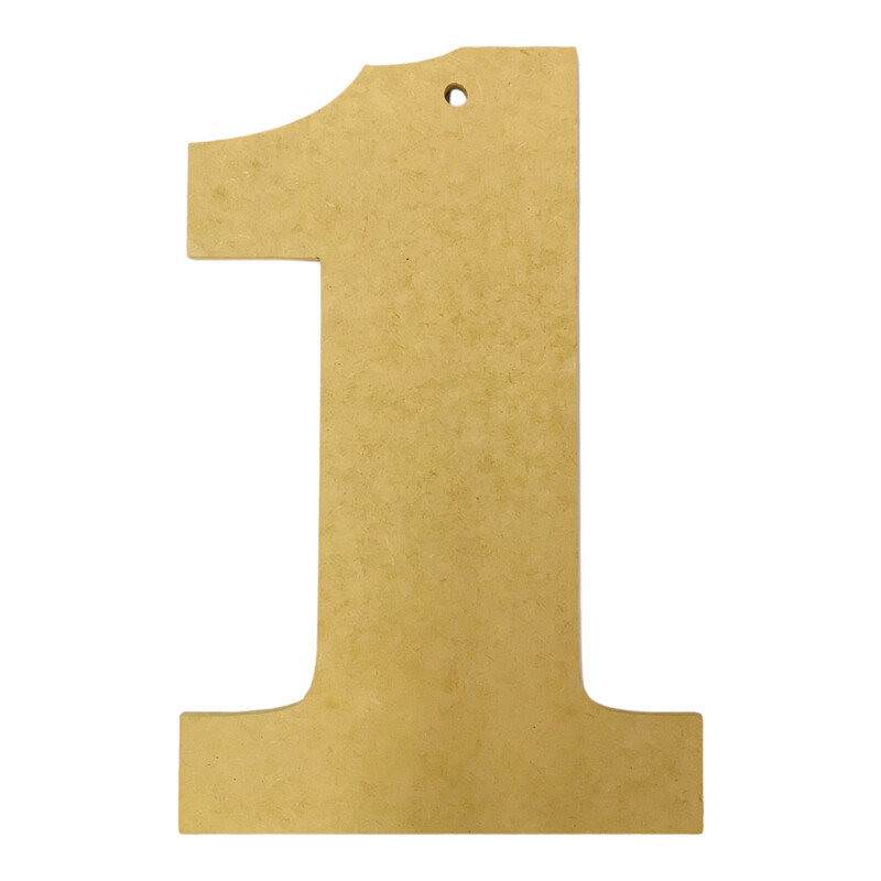 House Number 1 - 6mm A4