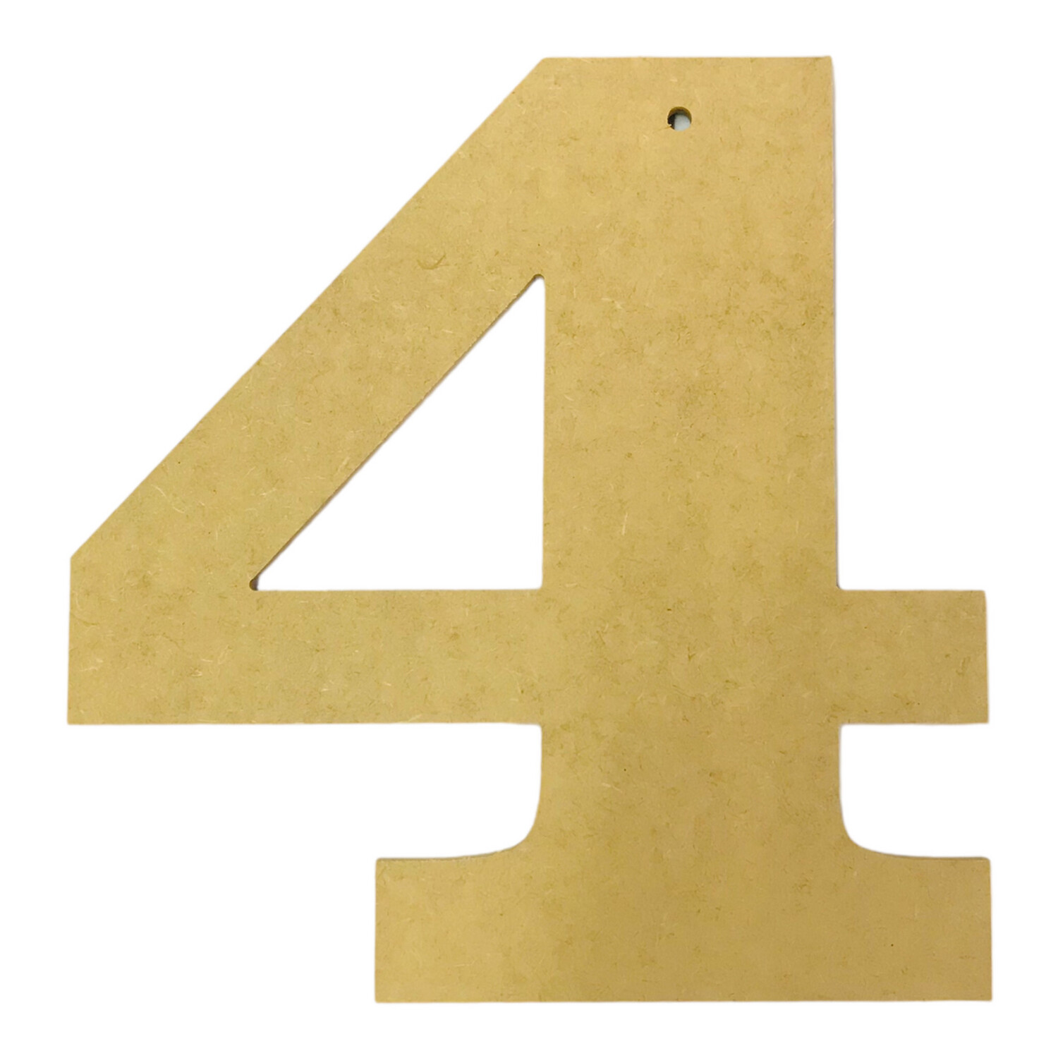 House Number 4 - 6mm A4