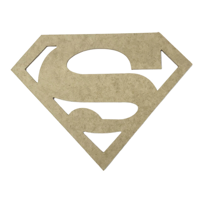 Mosaic Superman Design A4 - 6mm Wood