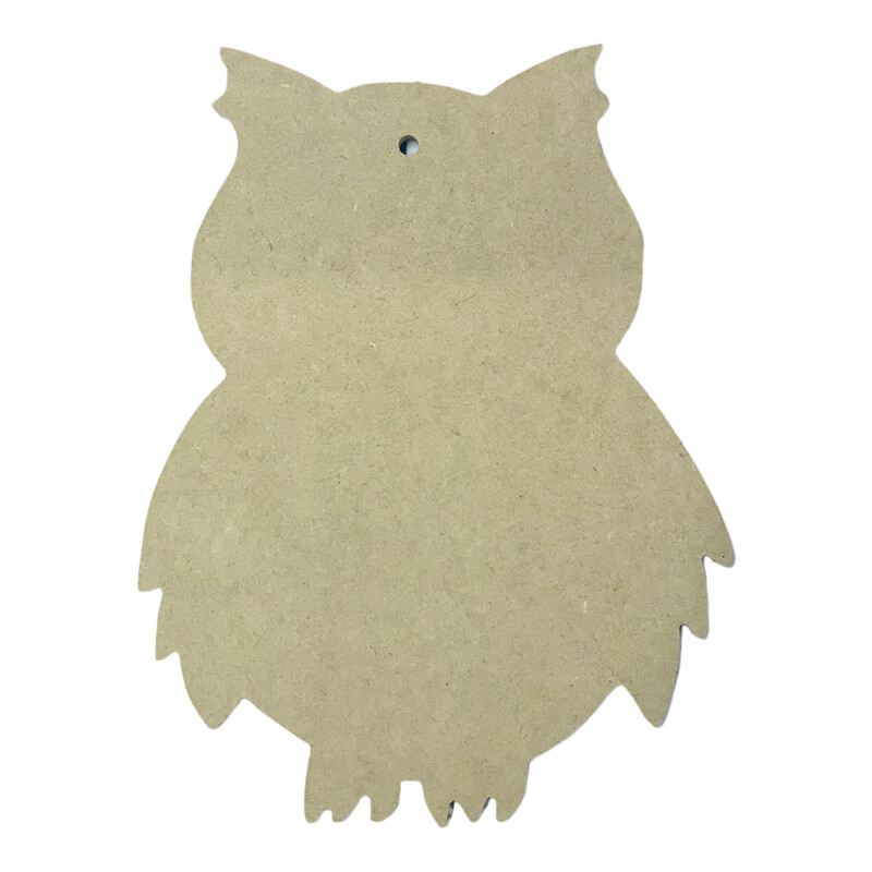 Mosaic Owl Design A4 - 6mm Wood
