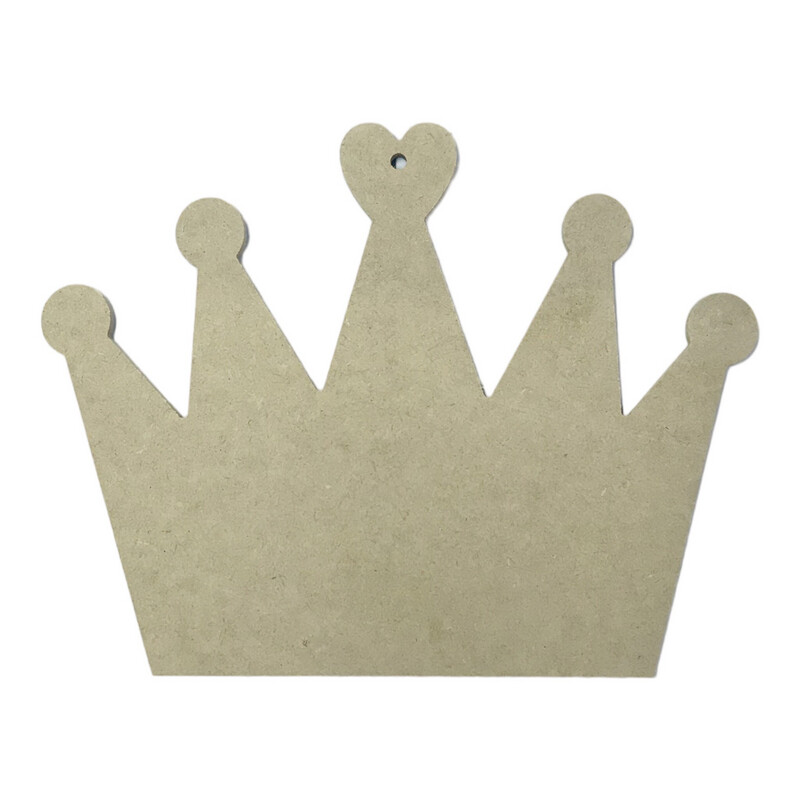 Mosaic Crown Design A4 - 6mm Wood