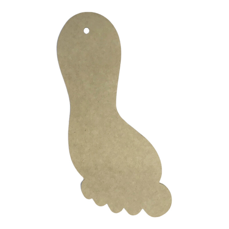 Mosaic Foot Design A4 - 6mm Wood