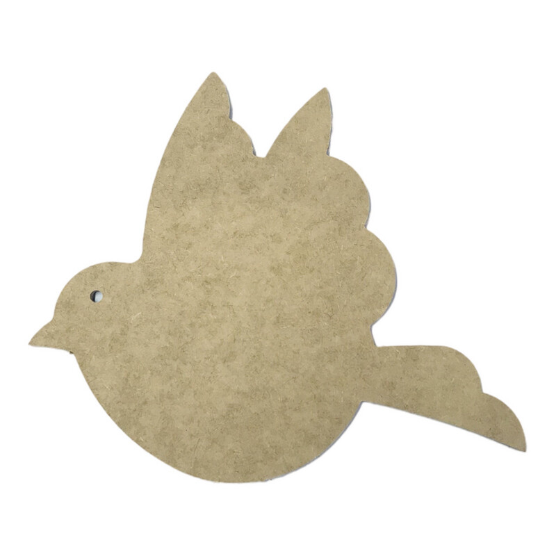 Mosaic Dove  Design A4 - 6mm Wood