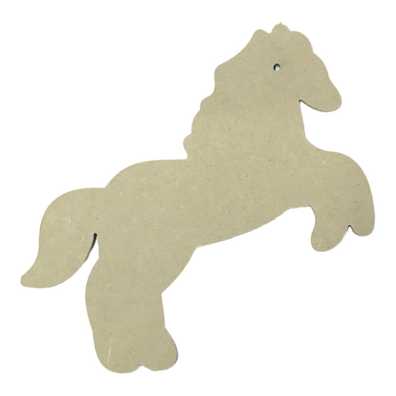 Mosaic Horse  Design A4 - 6mm Wood