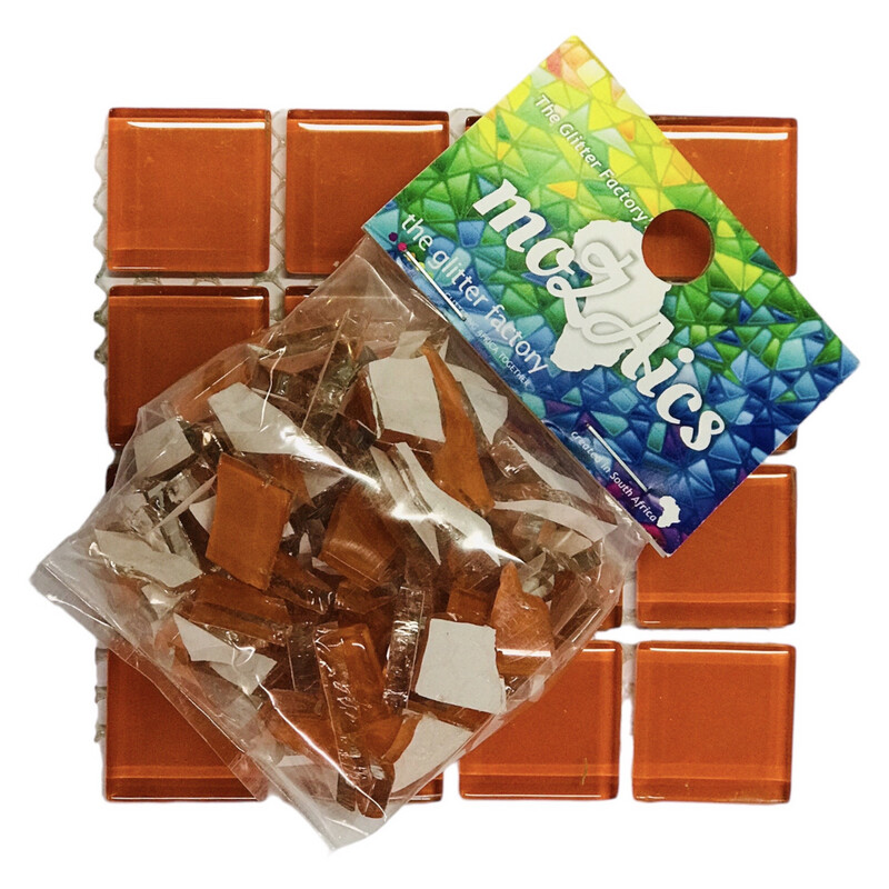 Nipped Mosaic Tiles Tangerine 50g