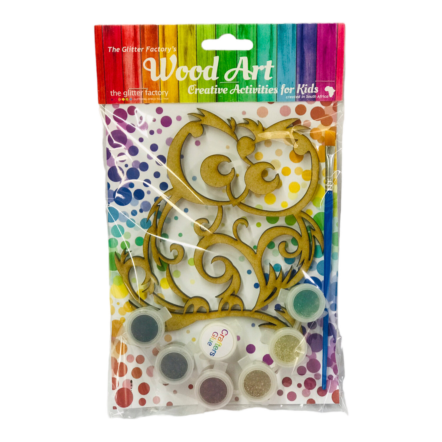 Owl GLITTER ME Activity Kit A6