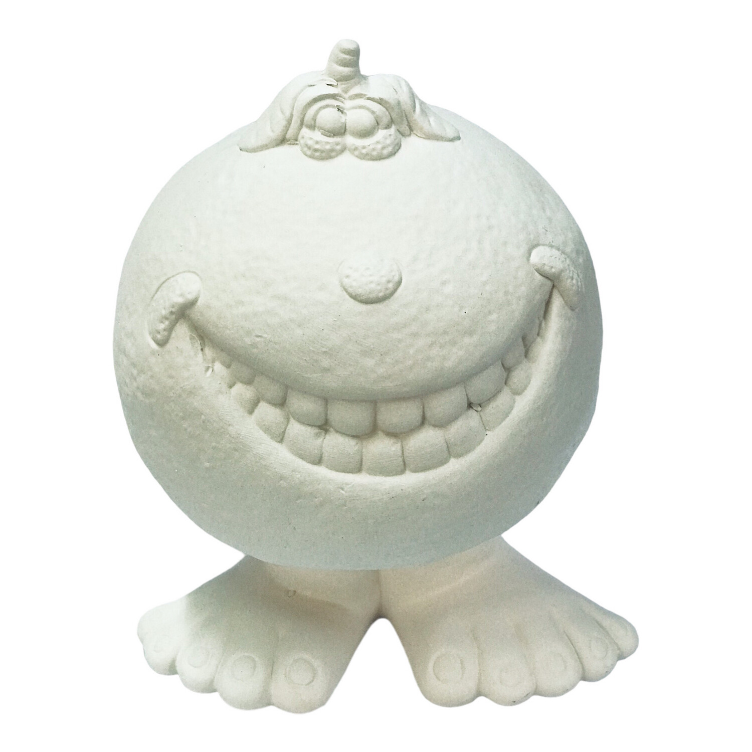 Smiling Orange Ceramic
