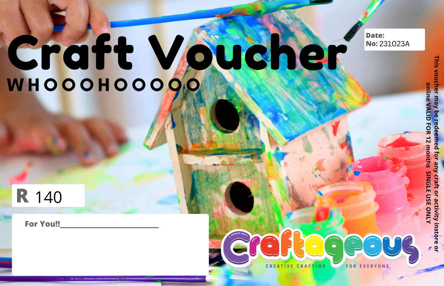 R 250 Crafting Voucher