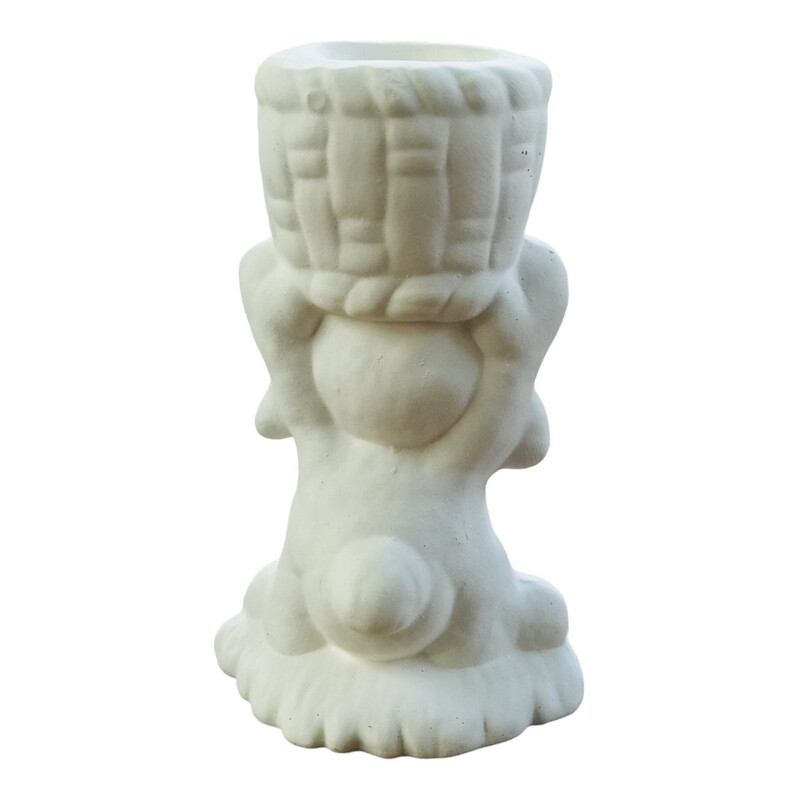 Bunny Basket Standing Noms Ceramic