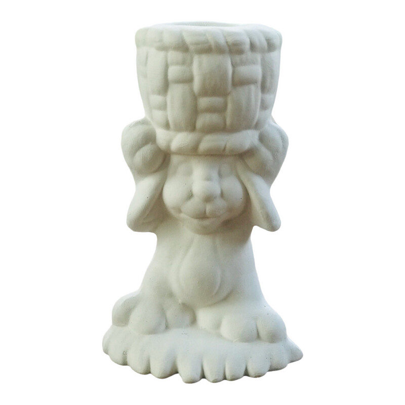 Bunny Basket Standing Noms Ceramic