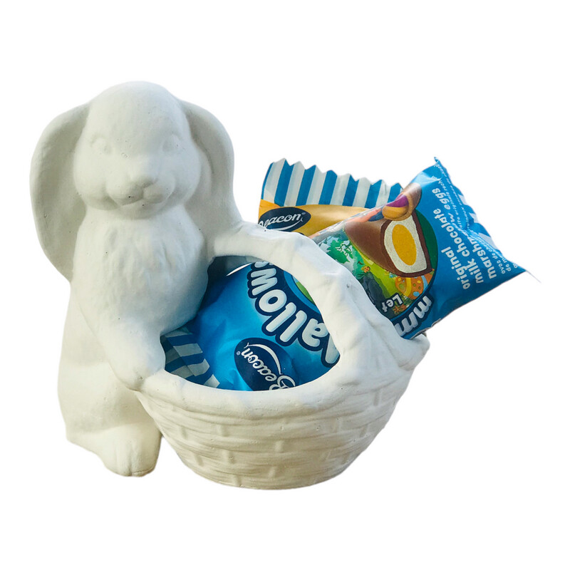 Bunny Basket Ceramic