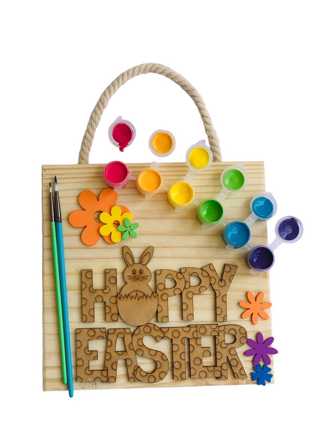 Happy Easter Pine Board Kit