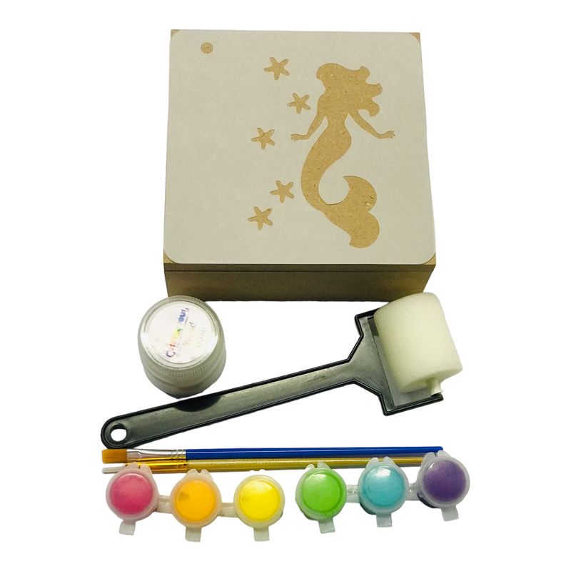 Stencil Box Kit 130mm Mermaid Stars