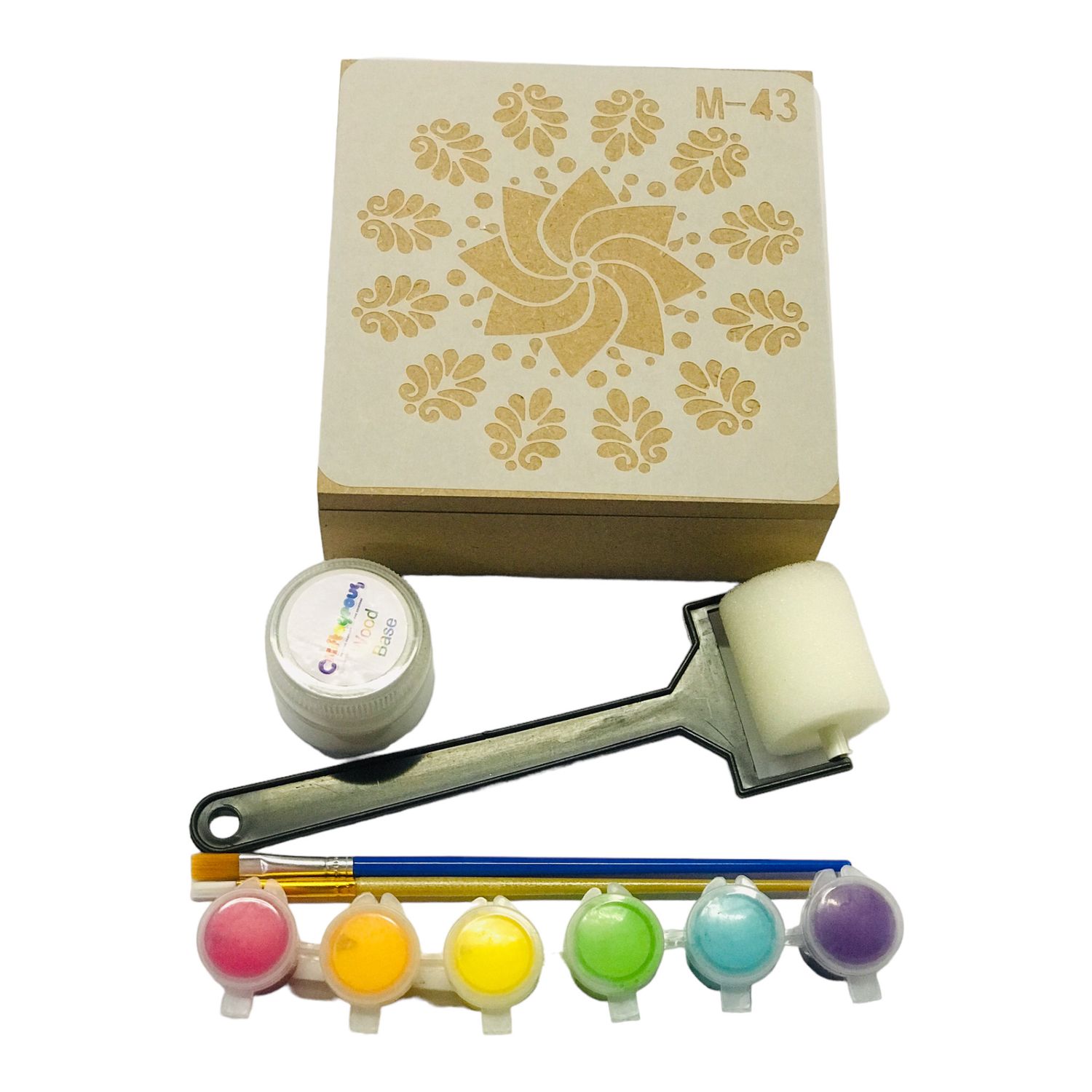 Stencil Box Kit 130mm Flower Flare