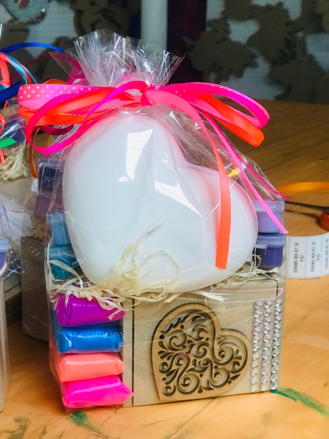 Heart Ceramic Box &amp; Clay Kit