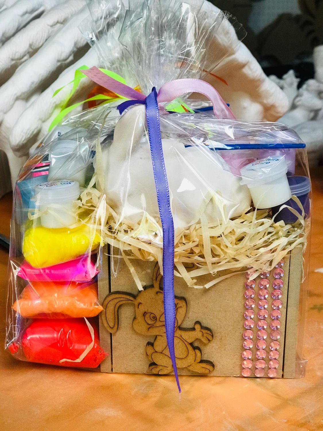 Bunny Ceramic Box &amp; Clay Kit