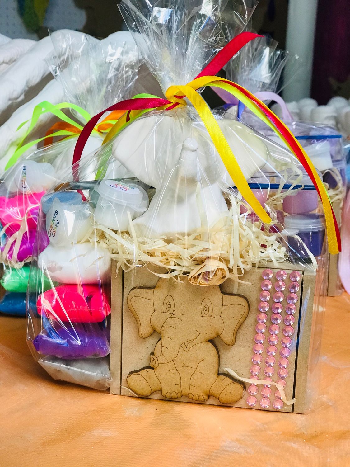 Elephant Ceramic Box &amp; Clay Kit