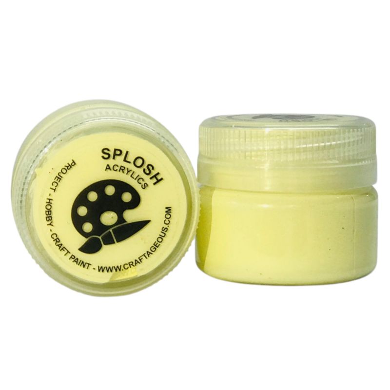 Pastel Yellow Splosh Acrylic 30ml