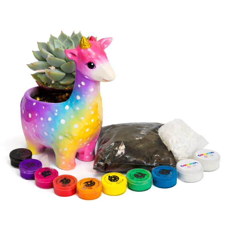 Ceramic Giraffe Planter Kit