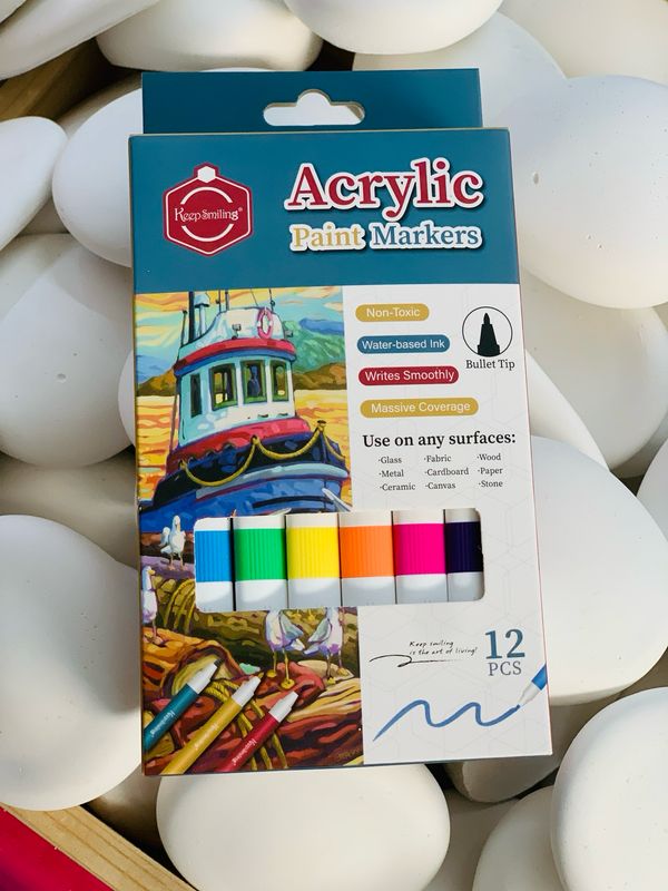 Acrylic Markers 12pcs