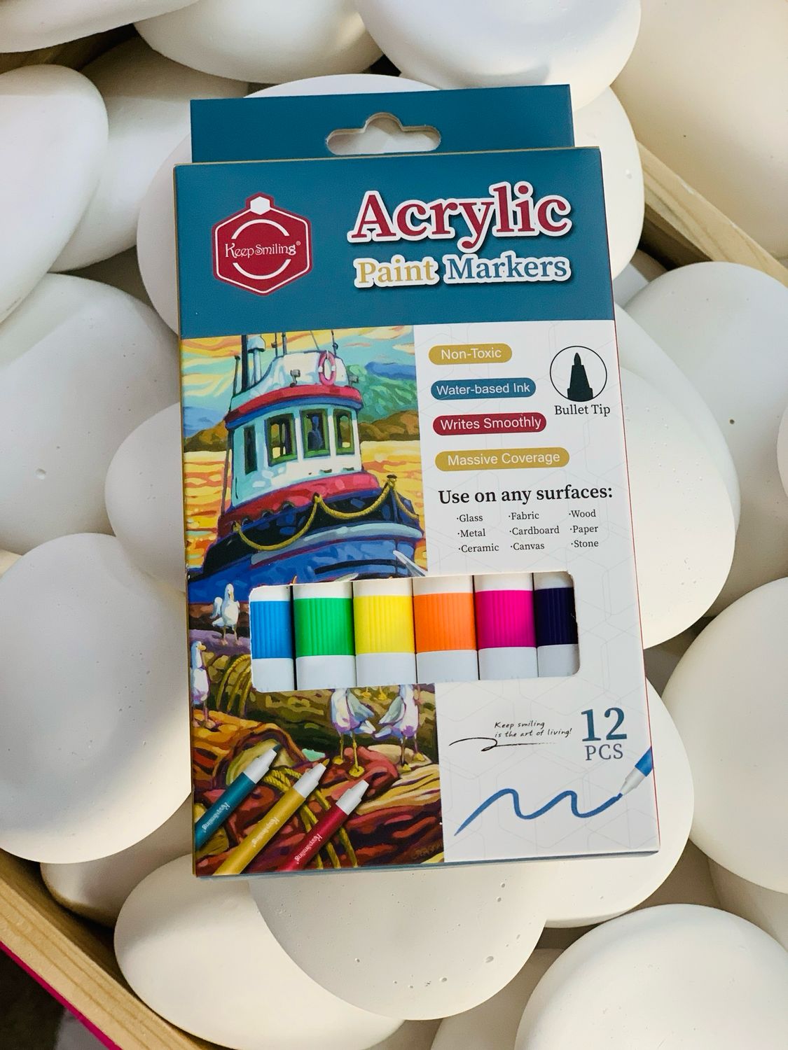 Acrylic Markers 12pcs