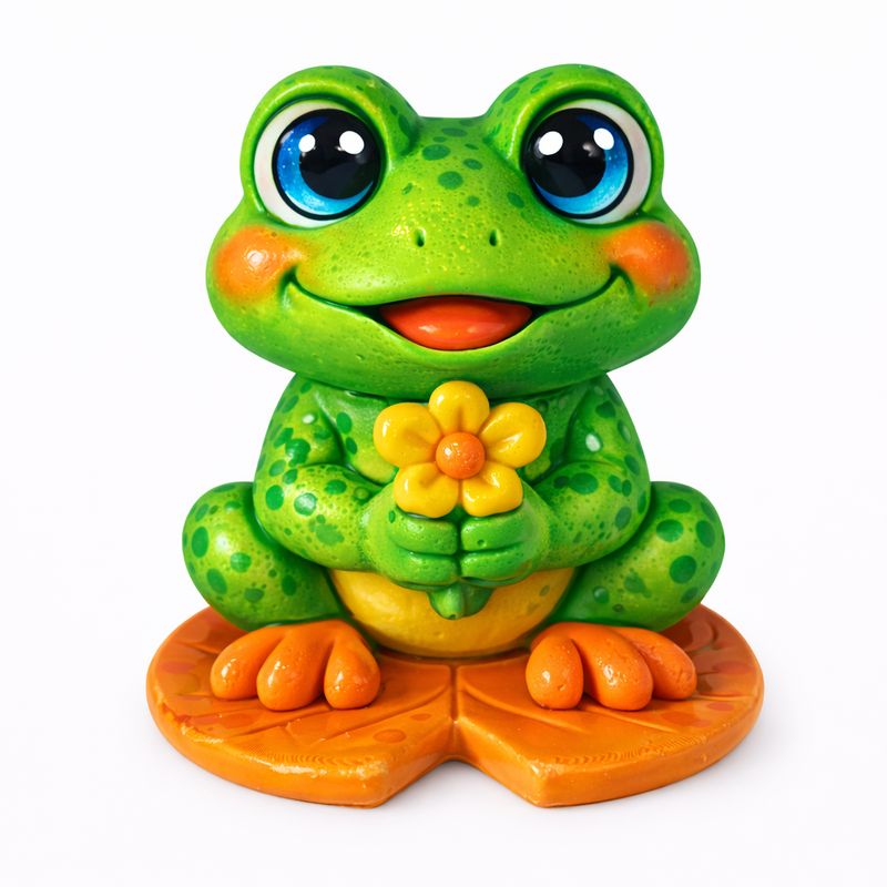 Froggy Pond 3D POP with paint &amp; brush 