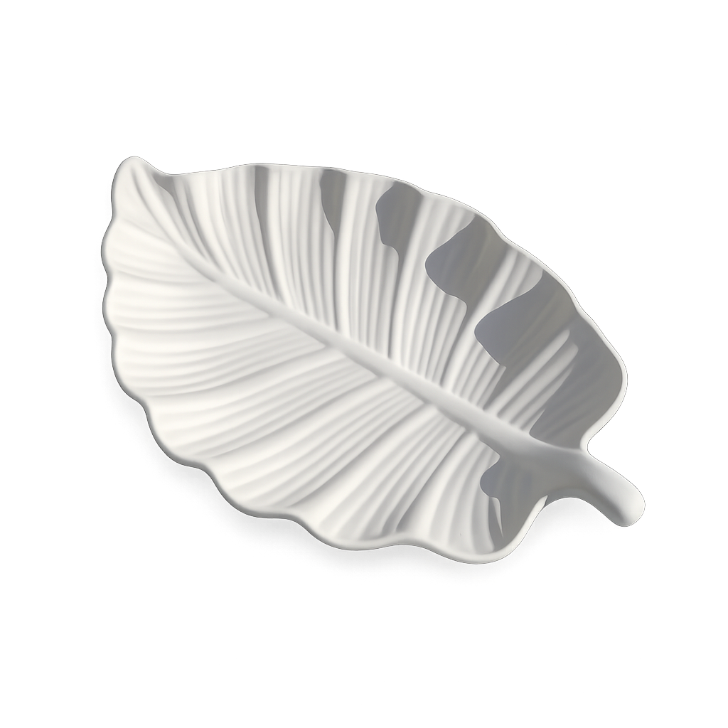 Banana Leaf Plate Ceramic