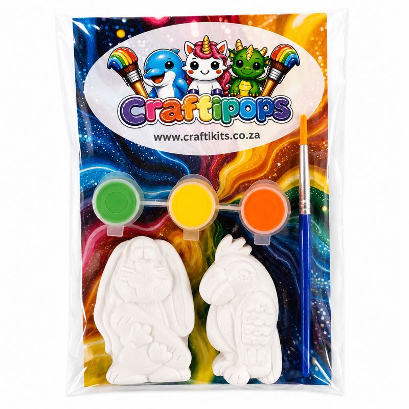 Bunny &amp; Parrot CraftiPops