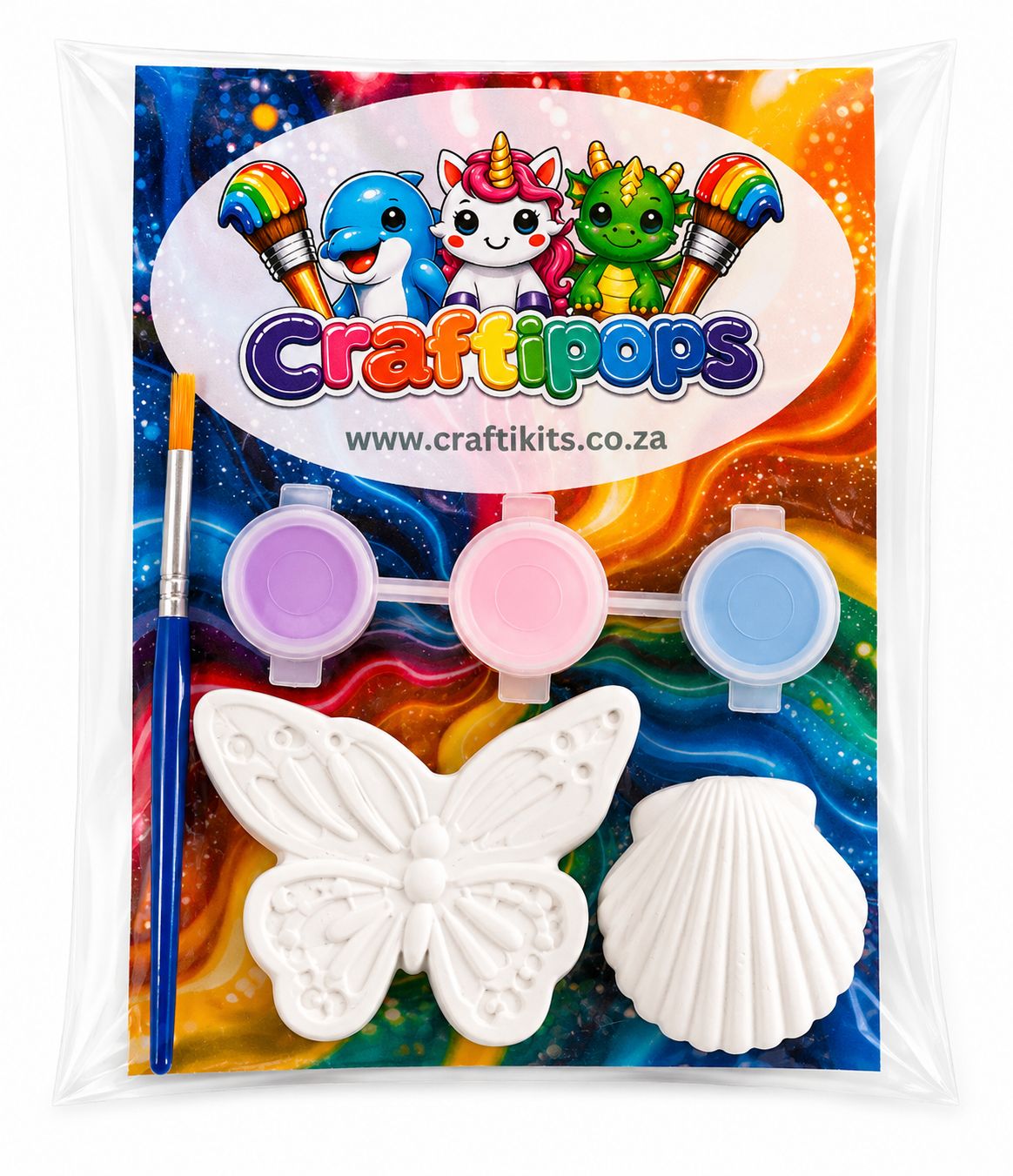 Butterfly &amp; Shell CraftiPops