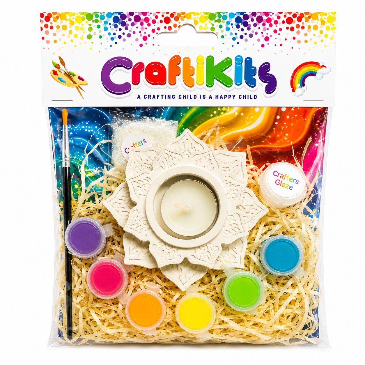Mandala Candle Holder CraftiPops Kit