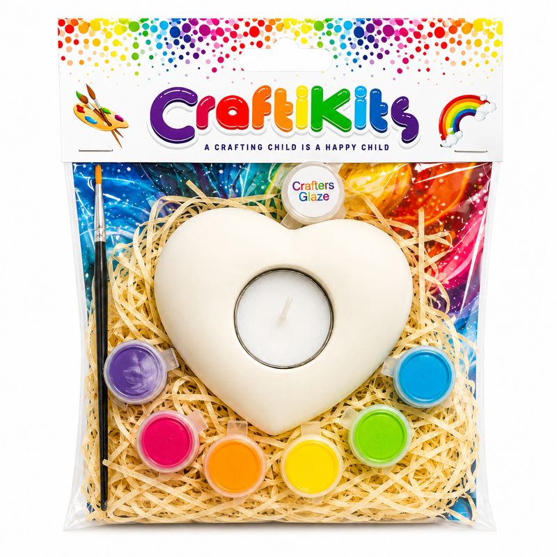 Heart Domed Candle Holder CraftiPops Kit