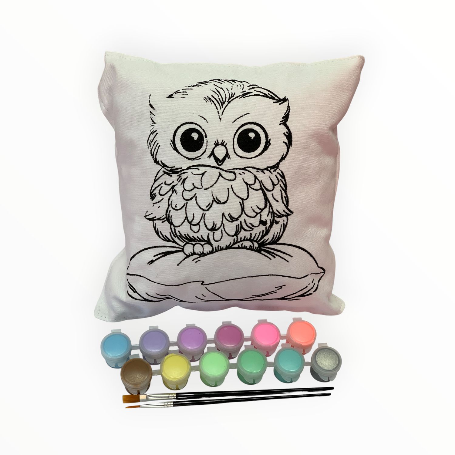 Owl Resting Pillow Kit - Pastel