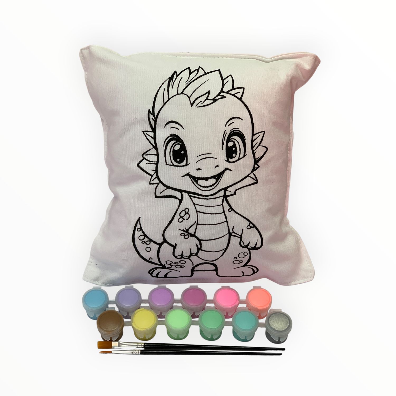 Dino Pillow Kit - Pastel