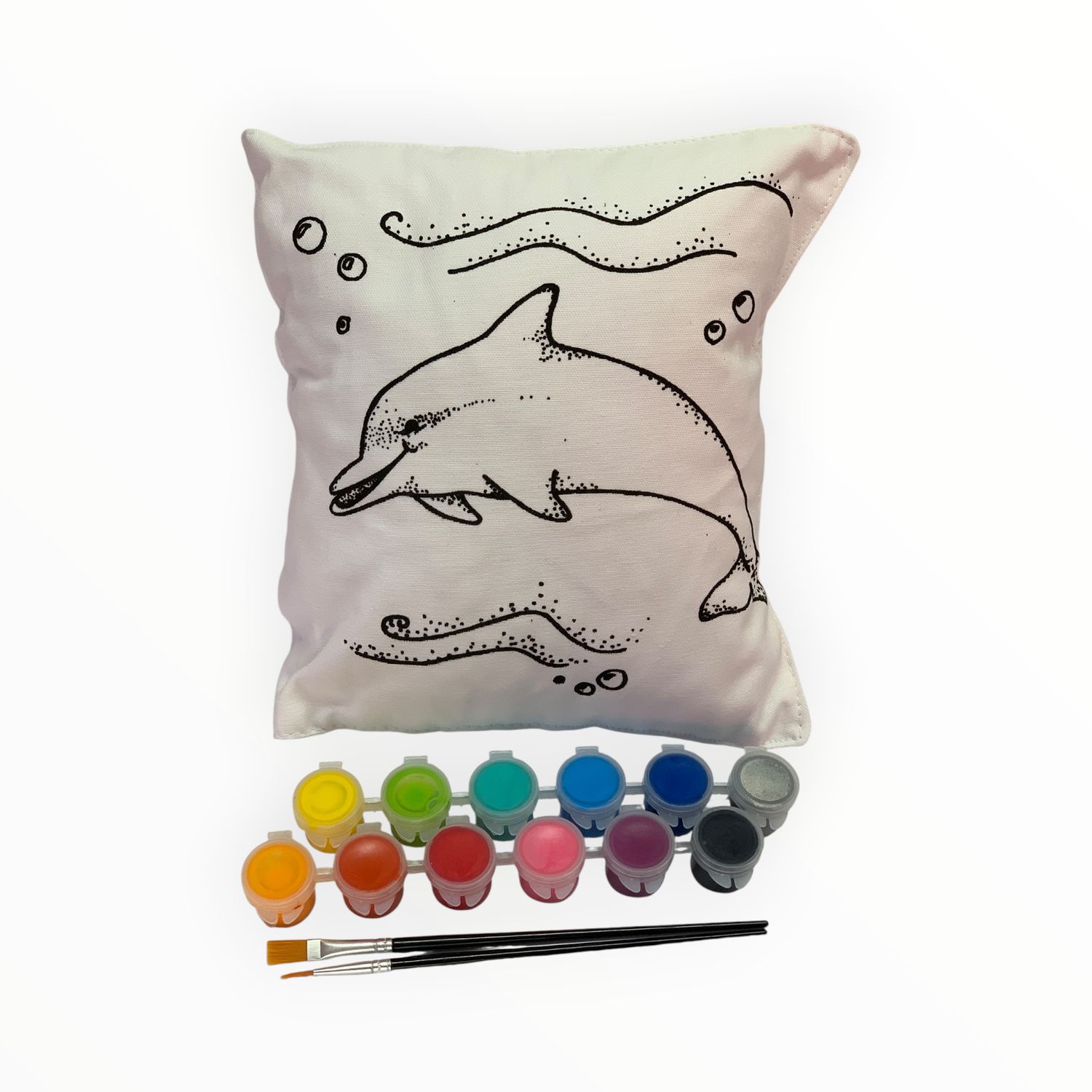 Dolphin Wave Pillow Kit - Brite