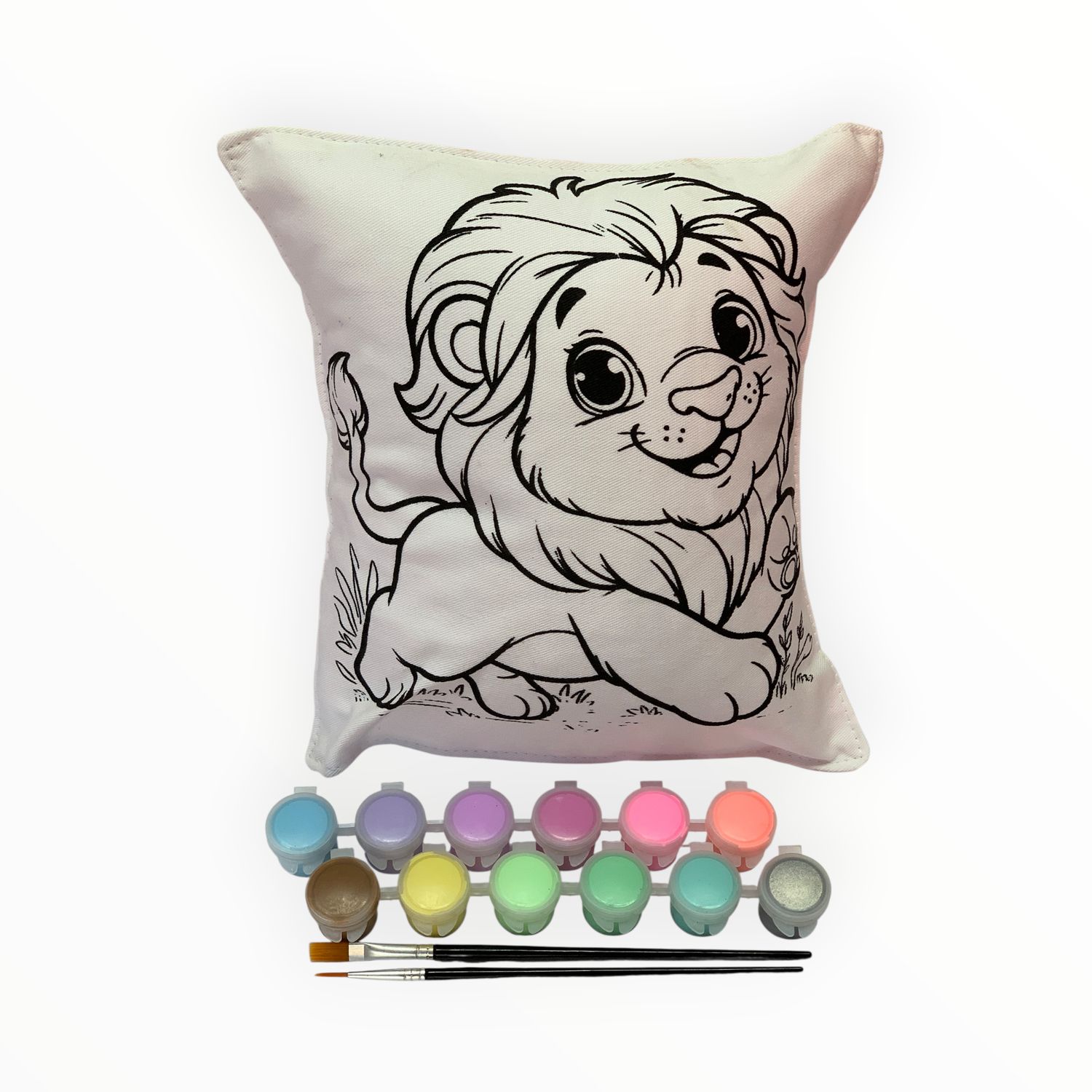 Lion Pillow Kit - Pastel