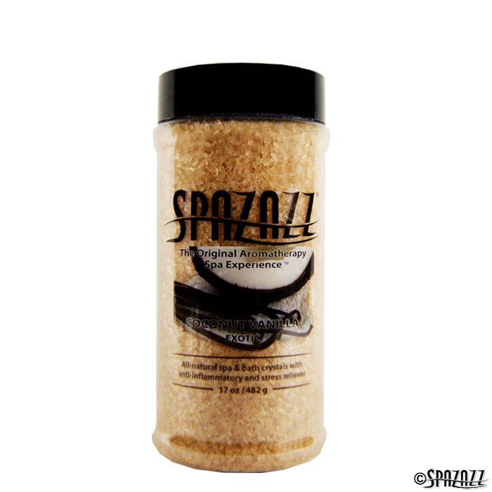 SPAZAZZ Botanical Coconut Vanilla Crystals - 17oz