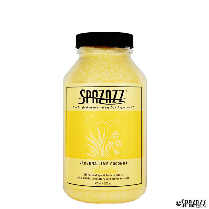 SPAZAZZ Verbena Lime Coconut Crystals - 22 oz