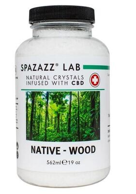 SPAZAZZ Native - Wood Crystals (Infused with CBD)