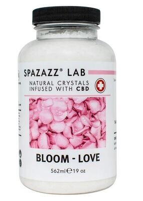 SPAZAZZ Bloom - Love Crystals (Infused with CBD)