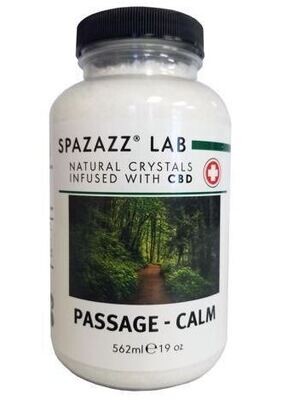 SPAZAZZ Passage - Calm Crystals (Infused with CBD)