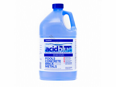 Acid Blue Fume Muriatic Acid - Gallon