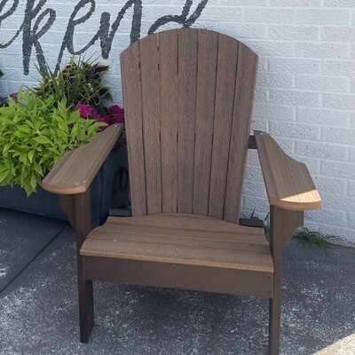 Adirondack Chair Antique Mahogany + Chocolate