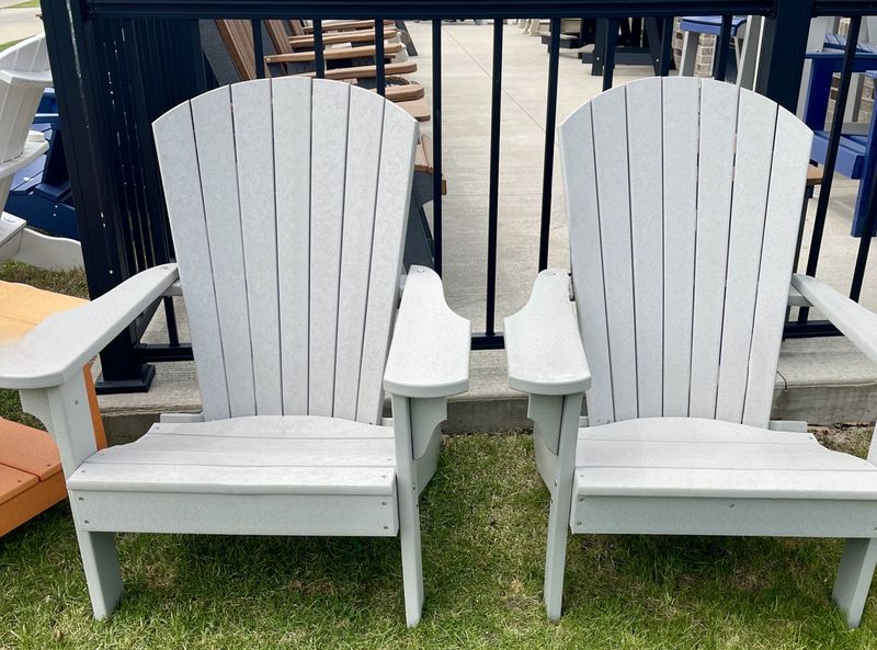 Adirondack Chair Dove Gray- USE CODE &quot;POLY20&quot; for 20% off in stock furniture