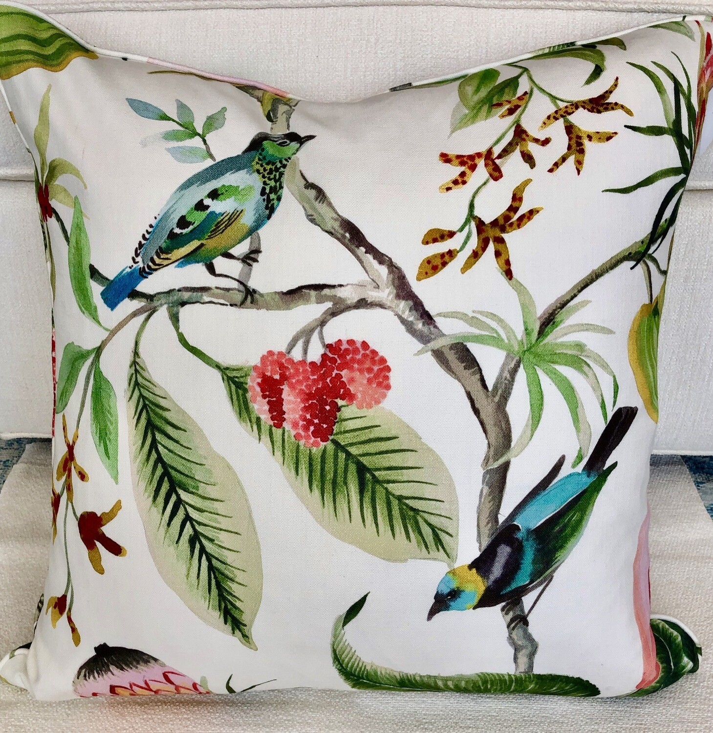 Birds in Paradise Pillow