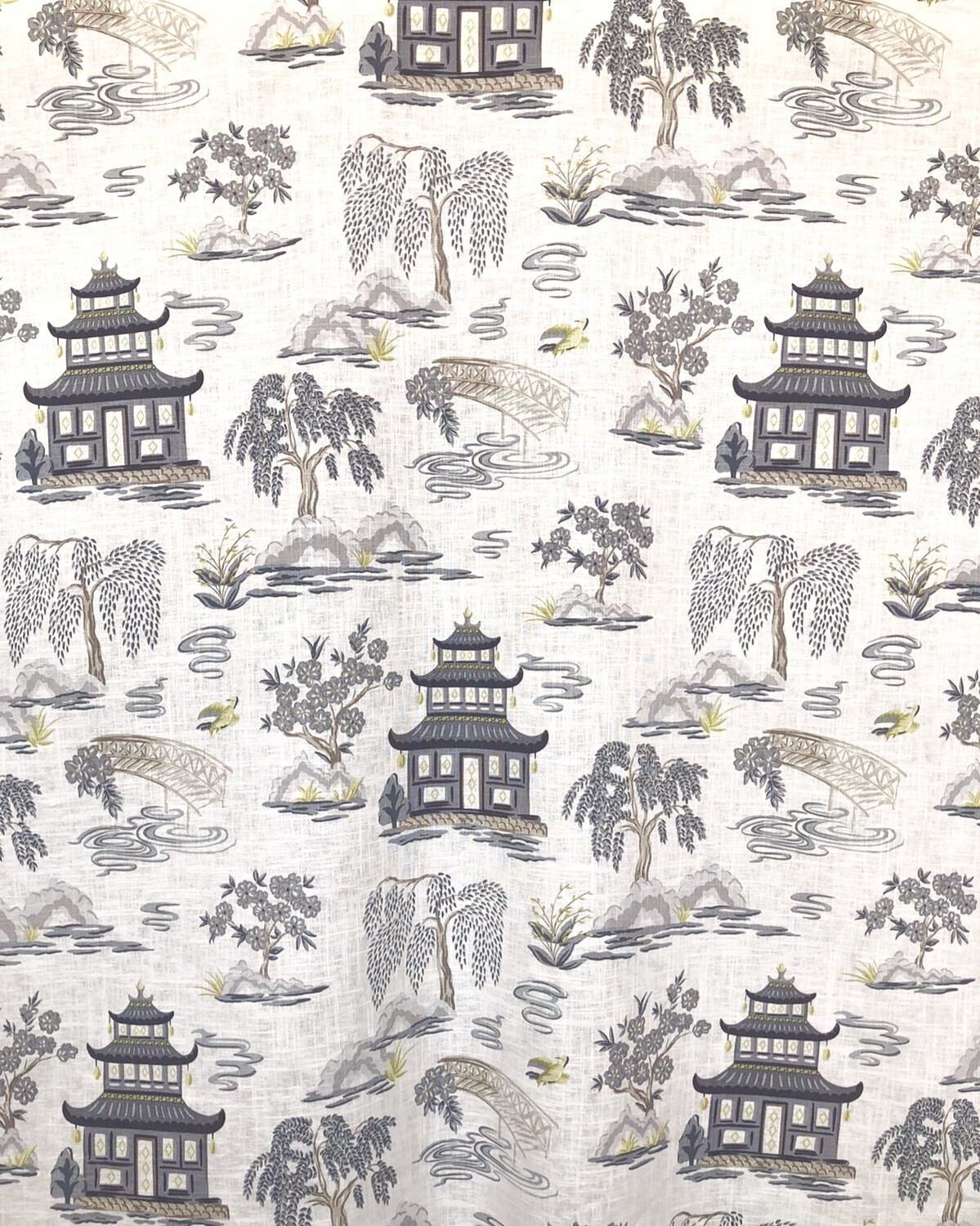 Shanghai Pagoda Fabric By The Yard
