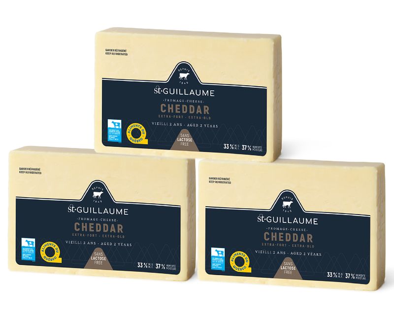 CHEDDAR EXTRA-FORT 2 ANS (9 X 580G) - CAISSE ENTIÈRE CHEDDAR EXTRA-FORT 2 ANS (9 X 580G) - CAISSE ENTIÈRE