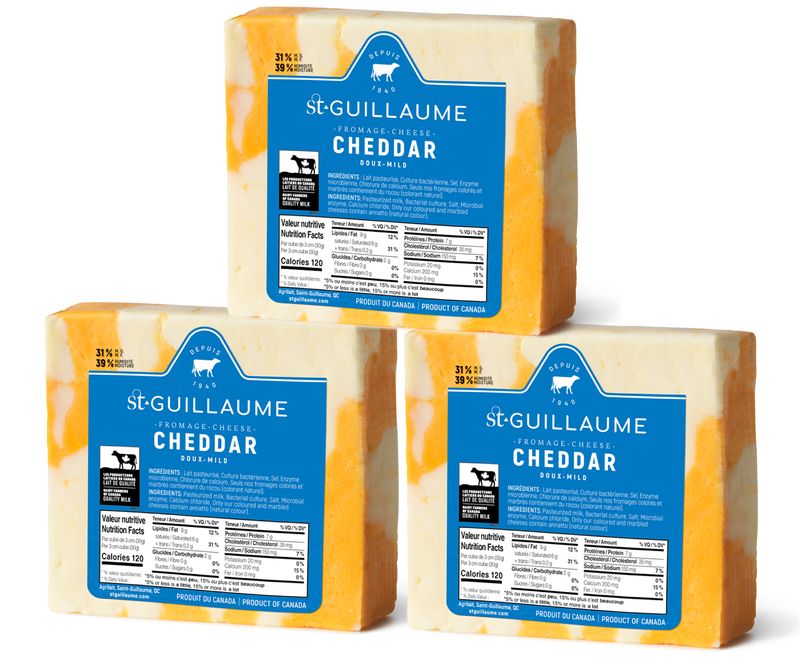 CHEDDAR MARBRÉ (12 BLOCS X 275G) - FROID - CAISSE ENTIÈRE CHEDDAR MARBRÉ (12 BLOCS X 275G) - FROID - CAISSE ENTIÈRE